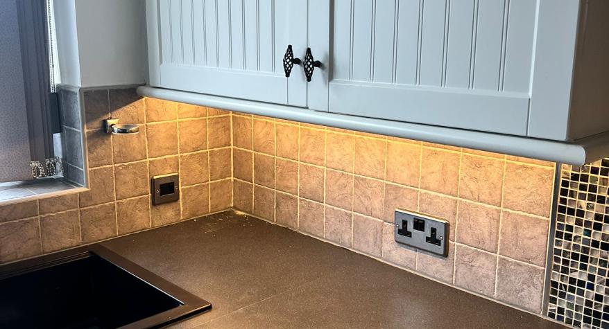 Under Cupboard Lighting Refurbishment in Rothwell